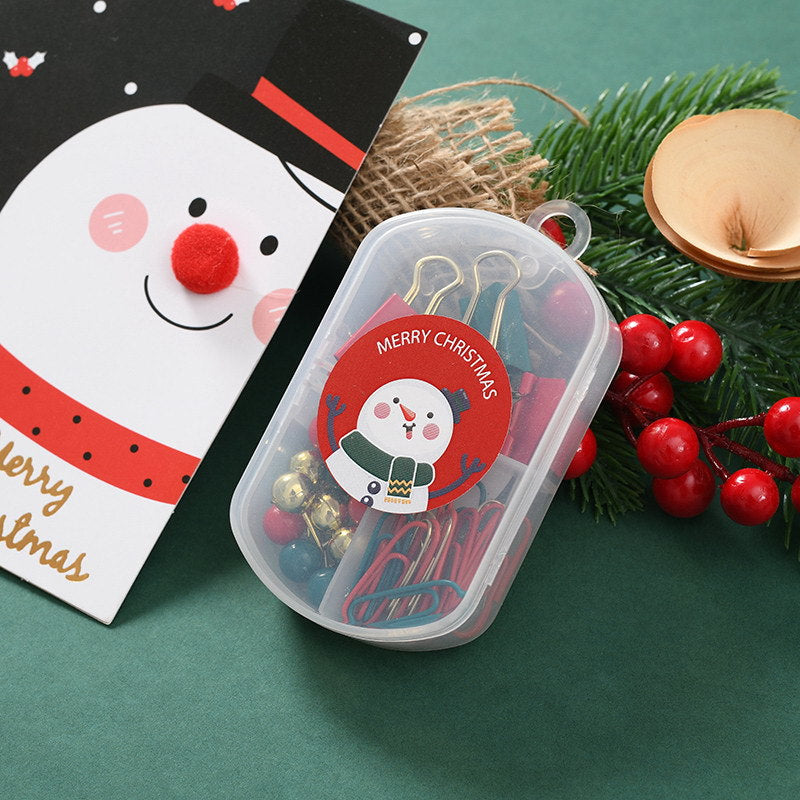 Wholesale Christmas Transparent Cultural Thumbtack Ticket Clip